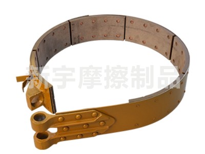 Brake steel belt of drilling machine and workover machine